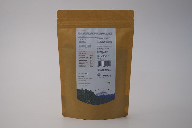 Organic chilla mix from HOI