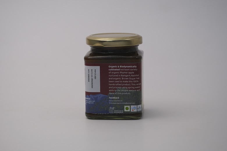 handcrafted apple chutney back pure chutney made by hoi