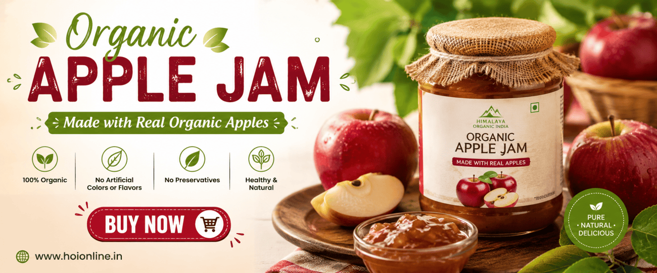 organic apple jam from HOI