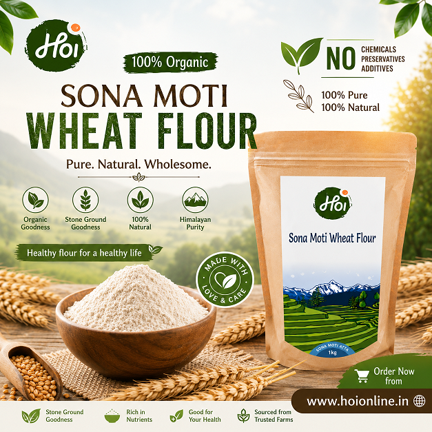 organic wheat flour by Himalaya organic india