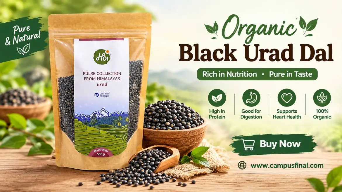 organic black urad dal